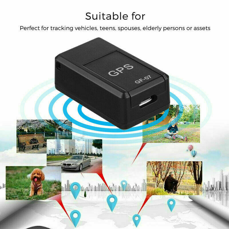 Mini Magnetic GPS Tracker GF07 – Real-Time Vehicle Locator for Car & Truck, GSM GPRS (US Stock)