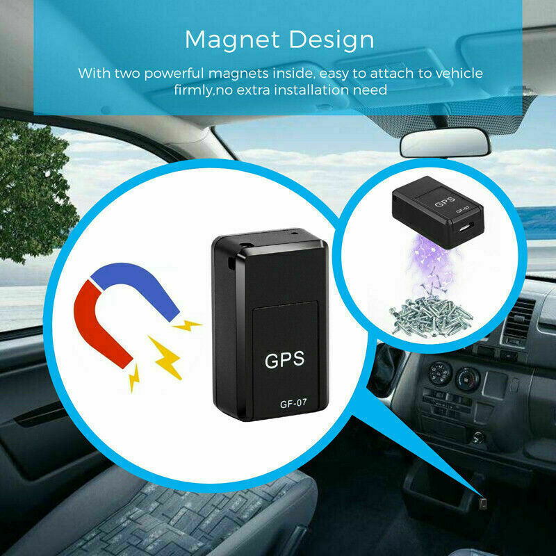 Mini Magnetic GPS Tracker GF07 – Real-Time Vehicle Locator for Car & Truck, GSM GPRS (US Stock)