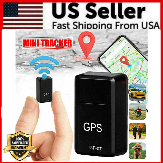 Mini Magnetic GPS Tracker GF07 – Real-Time Vehicle Locator for Car & Truck, GSM GPRS (US Stock)