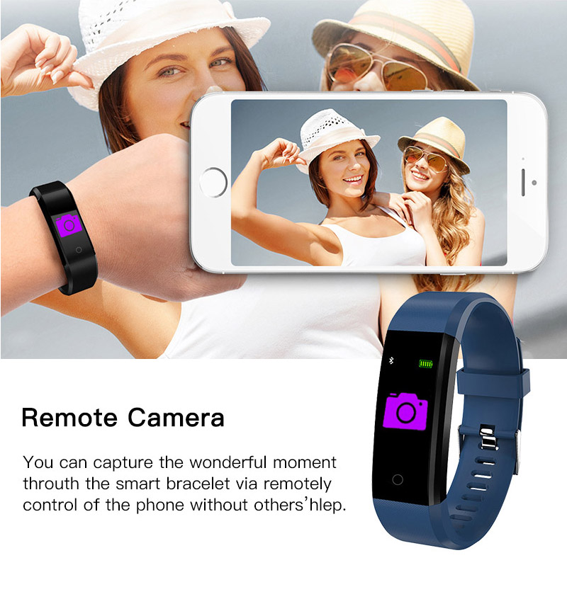Fitness Smart Watch – Activity Tracker with Heart Rate, Blood Oxygen & BP Monitor for Men/Women (US Stock)