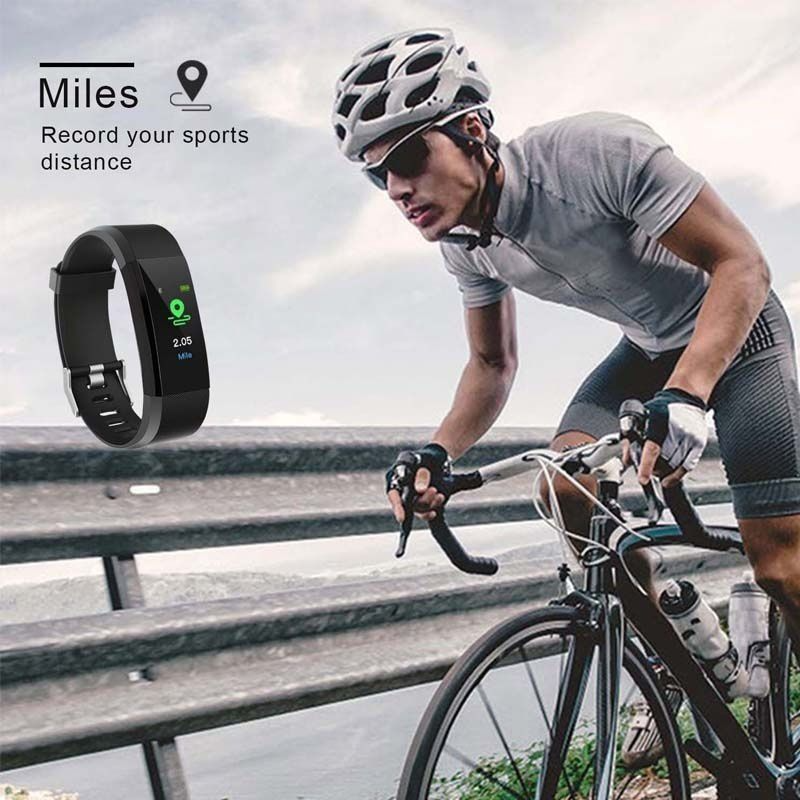 Fitness Smart Watch – Activity Tracker with Heart Rate, Blood Oxygen & BP Monitor for Men/Women (US Stock)
