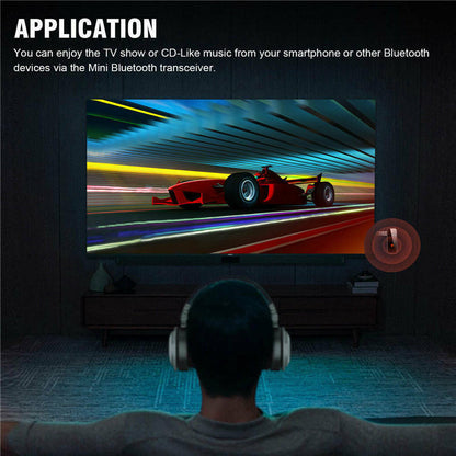 2-in-1 Bluetooth 5.0 Adapter – USB Wireless Audio Transmitter & Receiver, 3.5mm AUX Car/PC (US Stock)