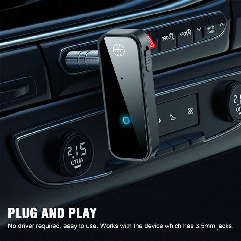 2-in-1 Bluetooth 5.0 Adapter – USB Wireless Audio Transmitter & Receiver, 3.5mm AUX Car/PC (US Stock)