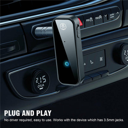 2-in-1 Bluetooth 5.0 Adapter – USB Wireless Audio Transmitter & Receiver, 3.5mm AUX Car/PC (US Stock)