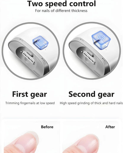 Automatic Electric Nail Clipper – Safe, Professional Thick Nail Trimmer (US Stock)