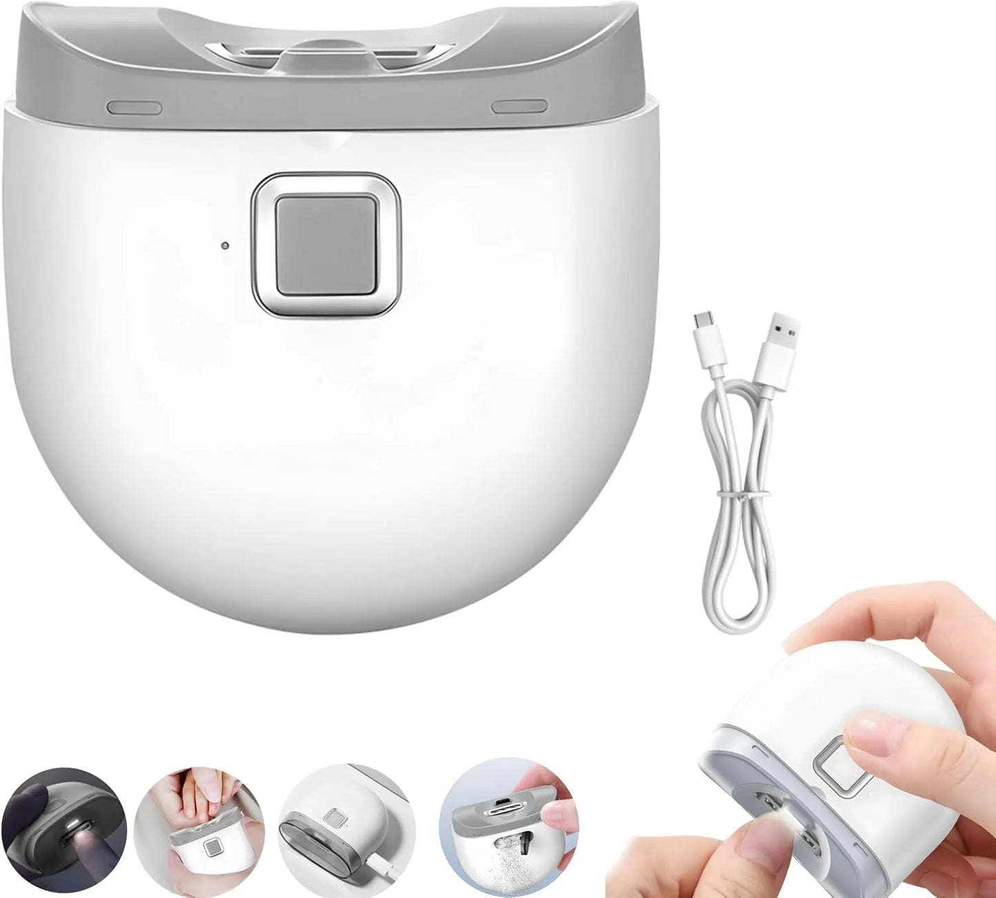 Automatic Electric Nail Clipper – Safe, Professional Thick Nail Trimmer (US Stock)